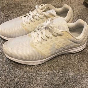 Nike athletic shoes - white